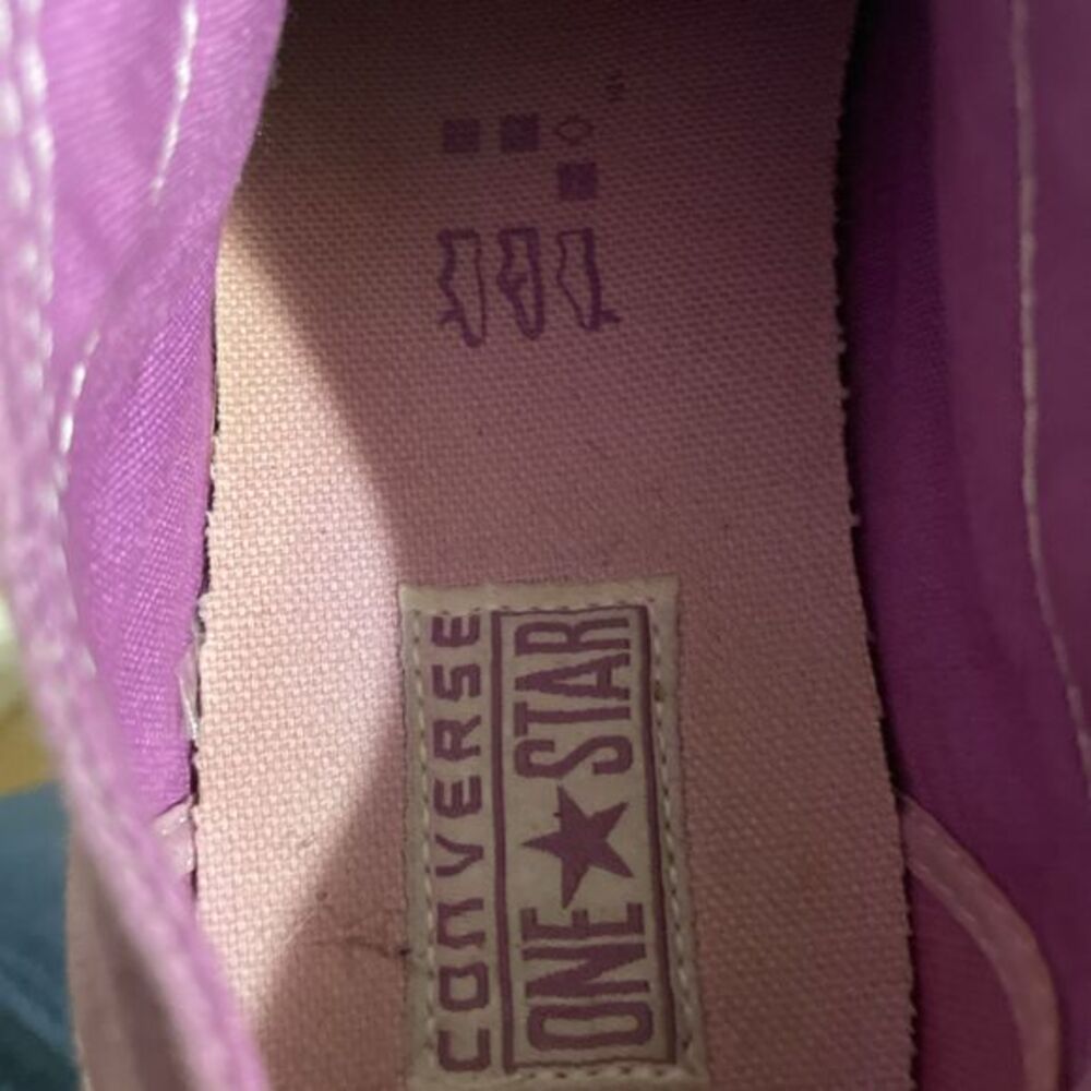 CONVERSE One Star Womens US 10 UK 8 EUR 41.5 Skater‎ Shoes Purple Lavender Cons - Picture 13 of 15